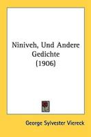 Niniveh, Und Andere Gedichte (1906)