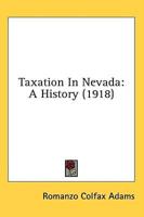 Taxation In Nevada