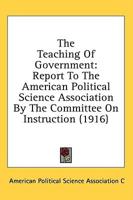 The Teaching Of Government