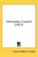 University Control (1913)