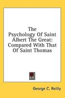 The Psychology Of Saint Albert The Great