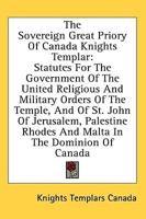 The Sovereign Great Priory of Canada Knights Templar