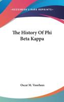 The History Of Phi Beta Kappa