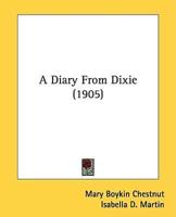 A Diary From Dixie (1905)