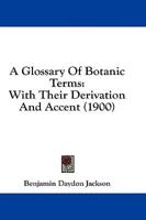 A Glossary Of Botanic Terms