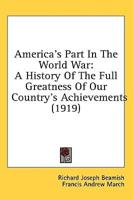 America's Part In The World War