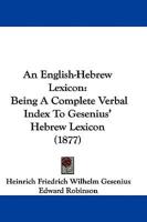 An English-Hebrew Lexicon