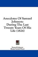 Anecdotes Of Samuel Johnson