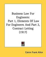 Business Law For Engineers