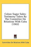 Cuban Sugar Sales