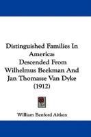 Distinguished Families In America