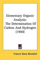 Elementary Organic Analysis