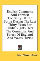 English Commons And Forests