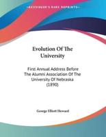 Evolution Of The University