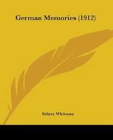 German Memories (1912)
