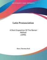 Latin Pronunciation