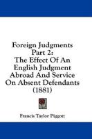 Foreign Judgments Part 2