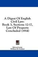 A Digest Of English Civil Law