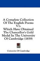A Complete Collection of the English Poems V1
