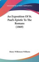 An Exposition of St. Paul's Epistle to the Romans (1869)