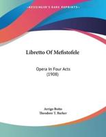 Libretto Of Mefistofele