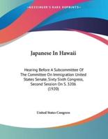 Japanese In Hawaii