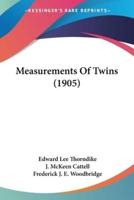 Measurements Of Twins (1905)