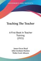 Teaching The Teacher