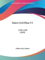 Select Civil Pleas V1