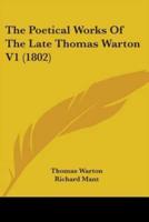 The Poetical Works Of The Late Thomas Warton V1 (1802)