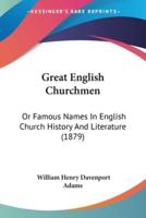 Great English Churchmen