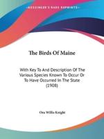 The Birds Of Maine