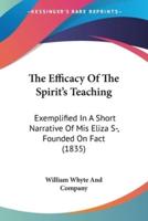 The Efficacy Of The Spirit's Teaching