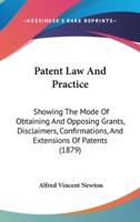 Patent Law And Practice