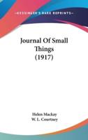 Journal Of Small Things (1917)