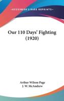 Our 110 Days' Fighting (1920)