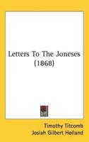Letters To The Joneses (1868)