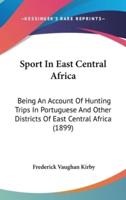 Sport In East Central Africa