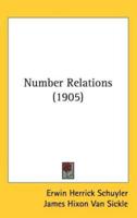 Number Relations (1905)