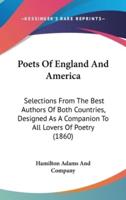 Poets Of England And America