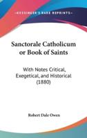 Sanctorale Catholicum or Book of Saints