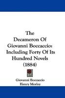 The Decameron Of Giovanni Boccaccio