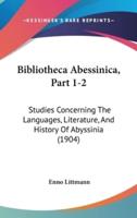 Bibliotheca Abessinica, Part 1-2