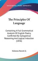 The Principles Of Language