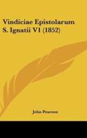 Vindiciae Epistolarum S. Ignatii V1 (1852)