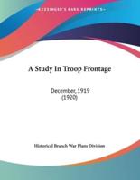 A Study In Troop Frontage
