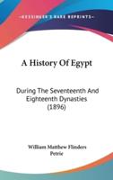 A History Of Egypt