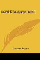 Saggi E Rassegne (1885)