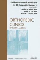 Evidence Based Medicine in Orthopedic Surgery