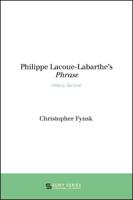 Philippe Lacoue-Labarthe's Phrase